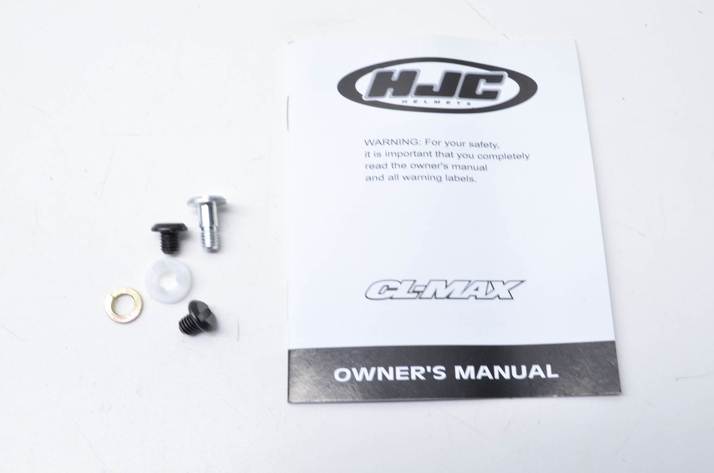 HJC CL-MAX Owners Manual w/ Hardware NOS
