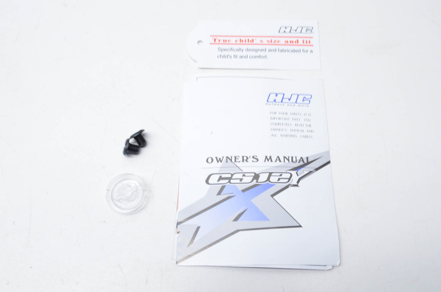 HJC CL12Y Owners Manual w/ Hardware NOS