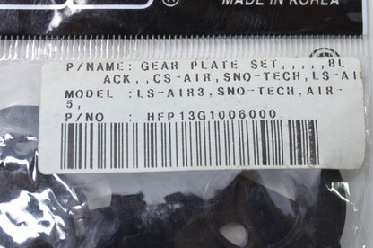 HJC HFP13G1006000 LS-Air3 Sno-Tech Helmet Gear Plate Kit NOS