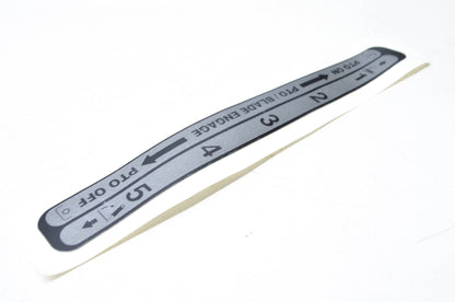 MTD 777I22453 PTO Fender Decal NOS