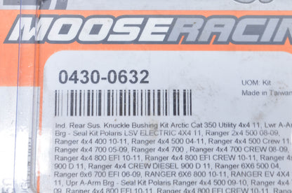Moose Racing 0430-0632, 40-1134, 50-1074 A-Arm Bushing Kit NOS