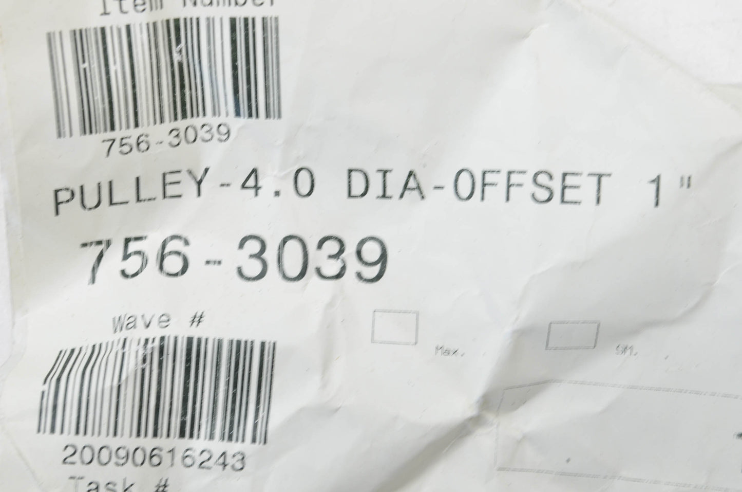 MTD 756-3039 Pulley