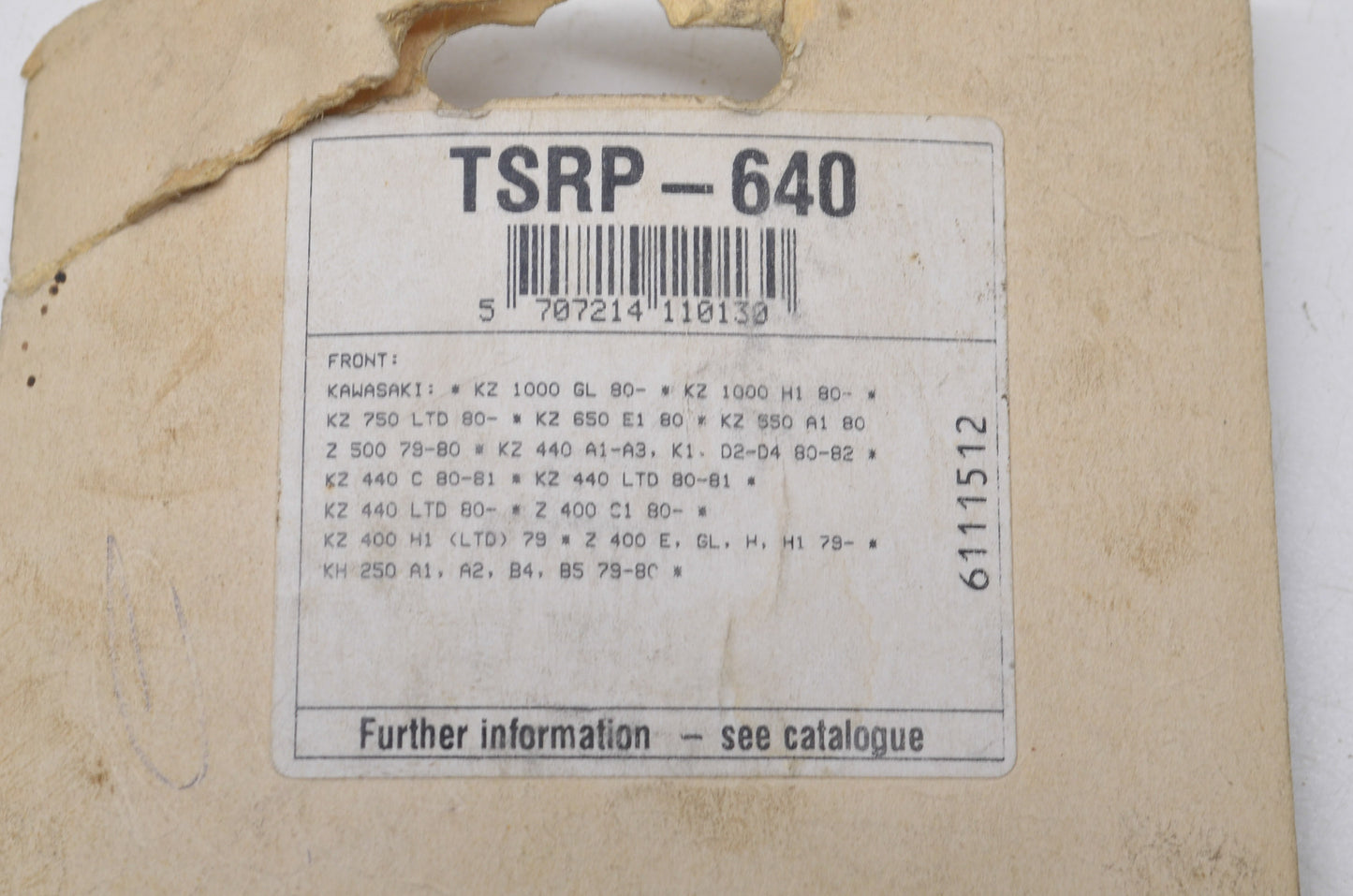 EBC TSRP-640, FA33 Tuff Stop Brake Pad Kit NOS