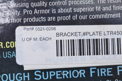 Suzuki LTR450 Rear Number Plate Mount Kit NOS
