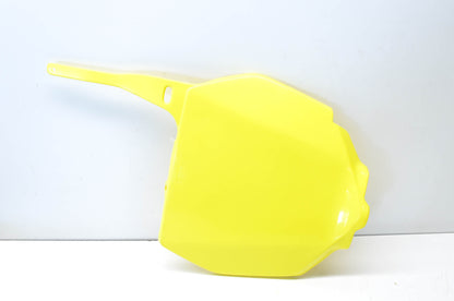 UFO 12-546-34 Yellow Front Number Plate NOS