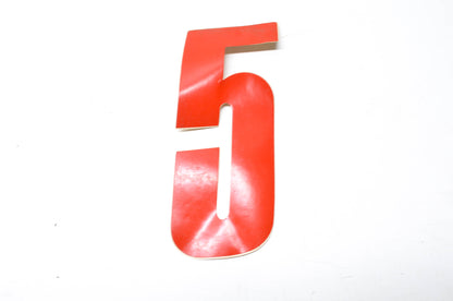 Answer Red #5 Decal NOS