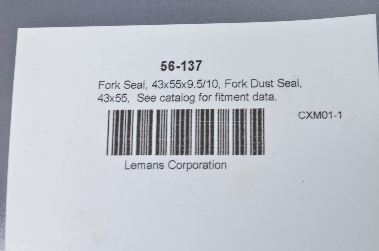 All Balls 56-137 Fork Seal Kit NOS