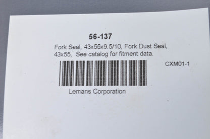All Balls 56-137 Fork Seal Kit NOS