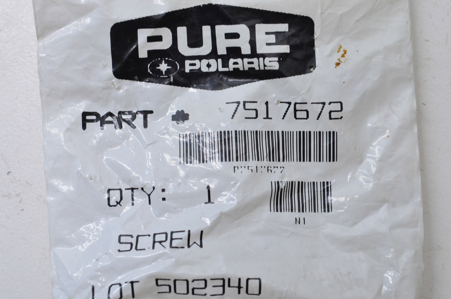 OEM Polaris 7517672 Screw NOS