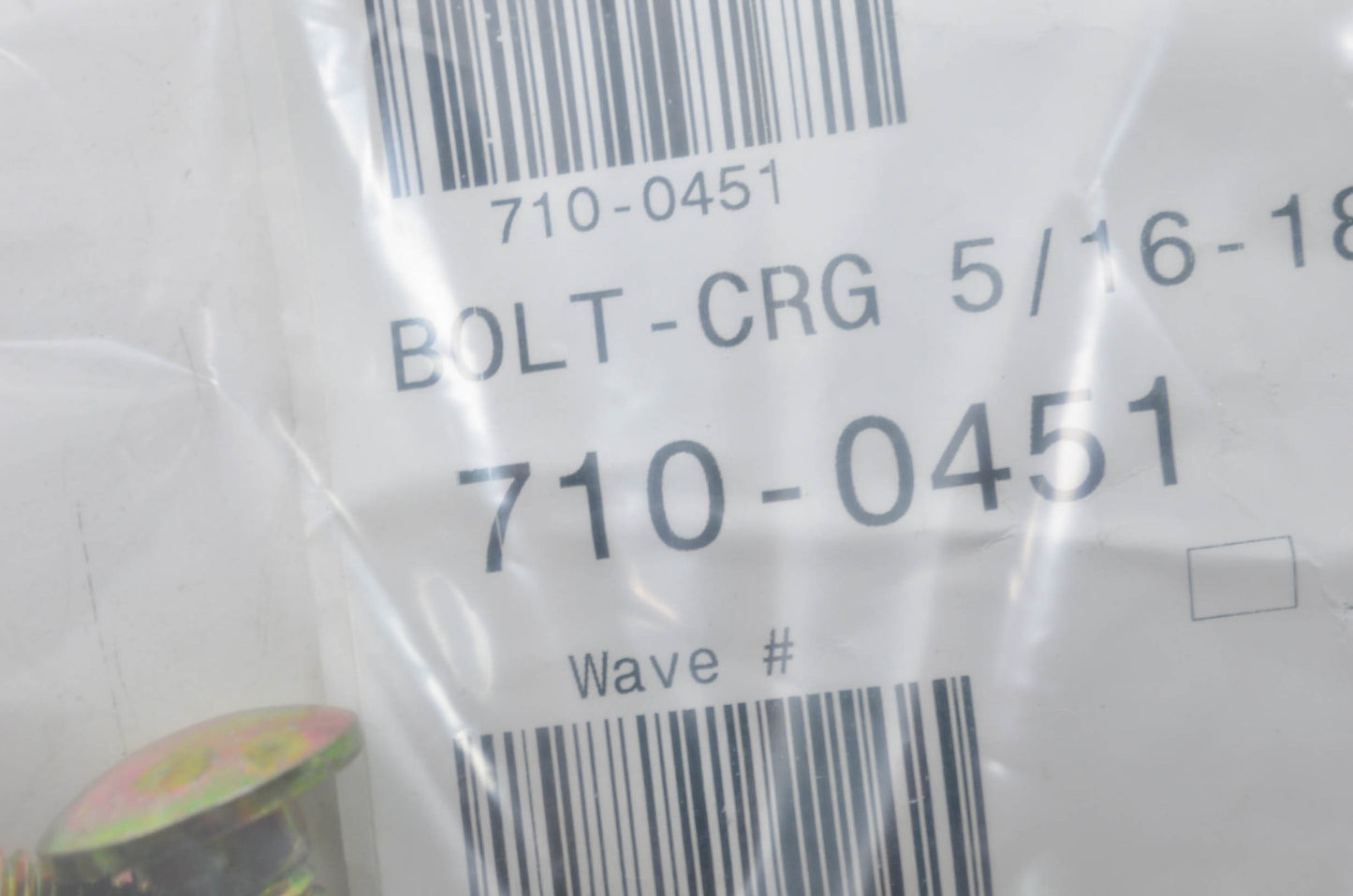 MTD 710-0451 Carriage Bolt 5/16-18 NOS