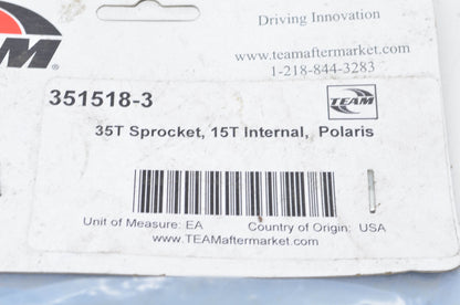 Team 351518-3 35T Silent Chain Case Sprocket NOS