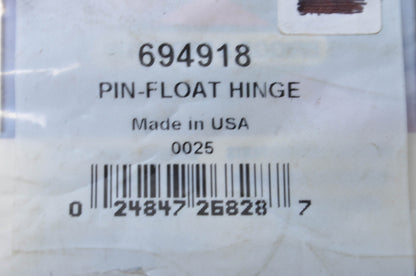 OEM Briggs & Stratton 694918 Float Pin NOS
