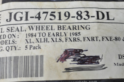 James JGI-47519-83-DL Harley Davidson Oil Seal Qty 5 NOS
