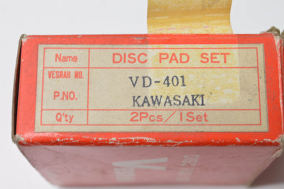 Vesrah VD-401 Kawasaki Disc Brake Pad Kit NOS