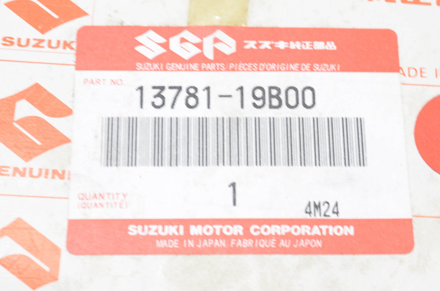 OEM Suzuki 13781-19B00 Air Cleaner Filter