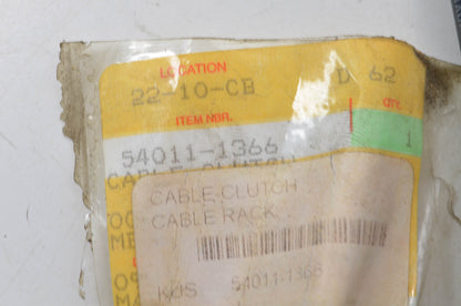 OEM Kawasaki 54011-1366 Clutch Cable NOS