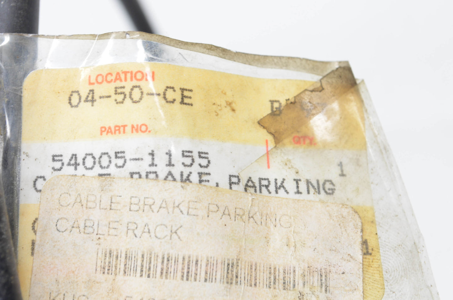 OEM Kawasaki 54005-1155 Parking Brake Cable NOS