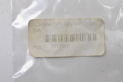 OEM Polaris 7517567 M4.2X13 DIN7981 TYPE F SS Screw Qty 3 NOS