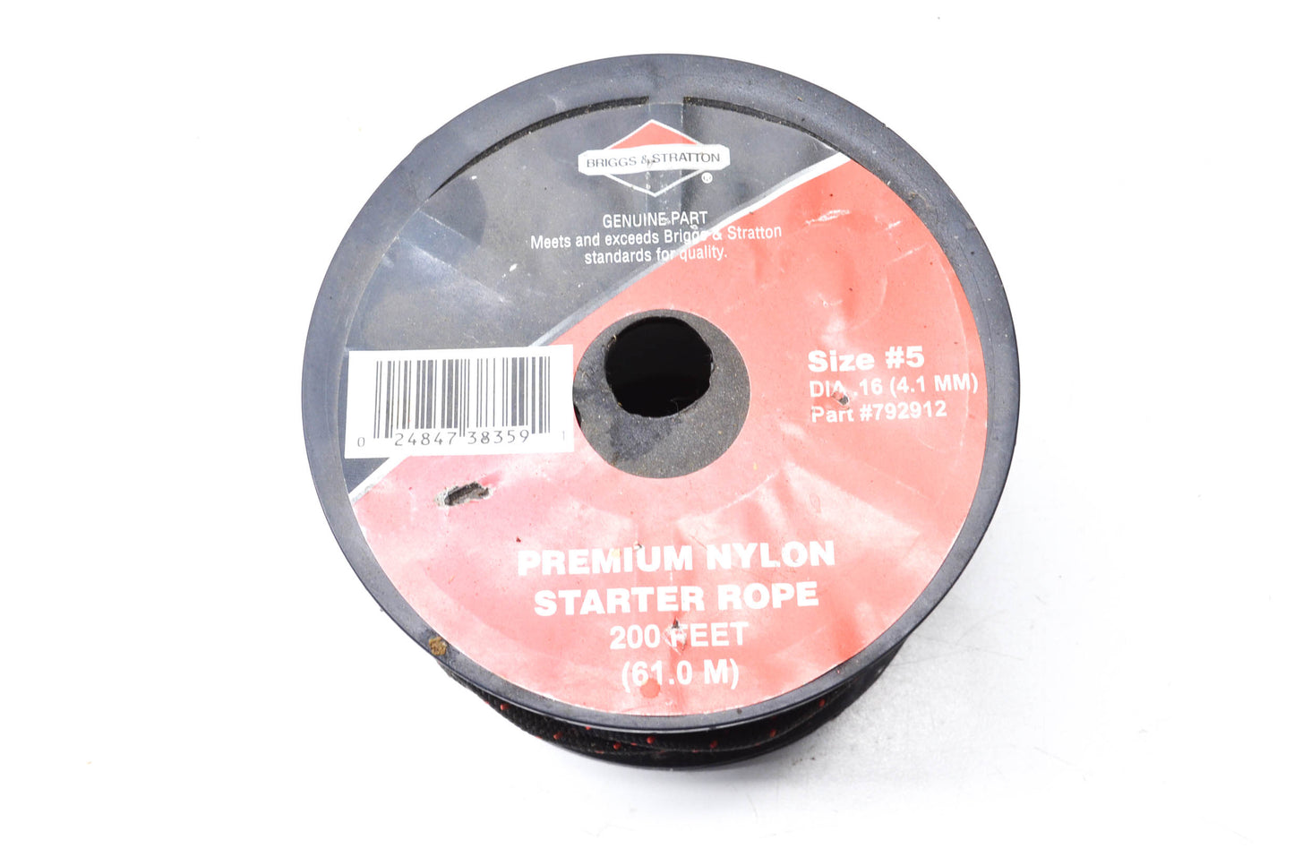 OEM Briggs & Stratton 792912 4.1mm Premium Nylon Starter Rope 200 ft NOS