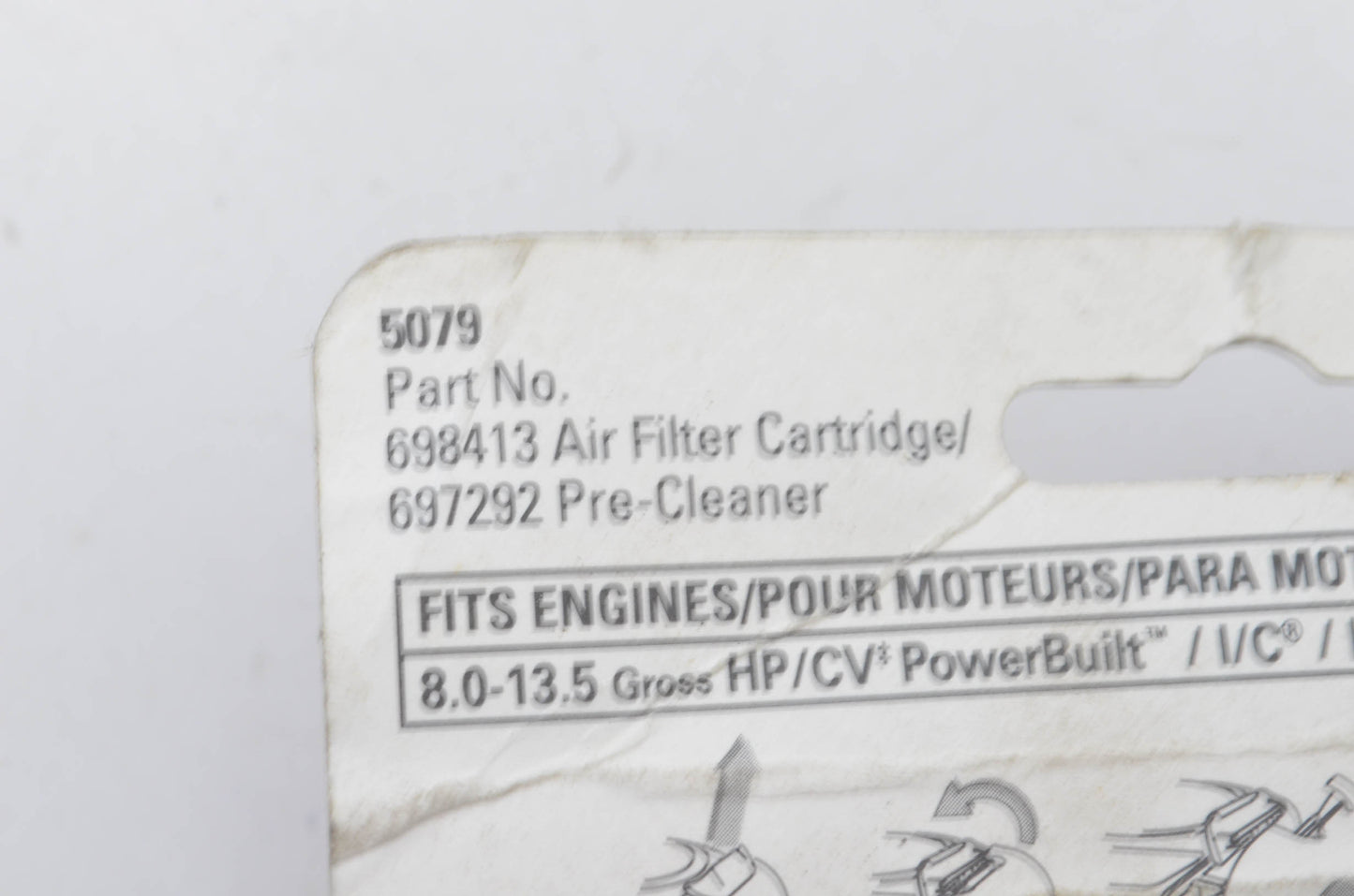 New OEM Briggs & Stratton Air Filter Kit NOS