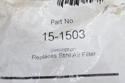 Dealer's Choice 15-1503, 4134-141-0300, 11659 Red Air Filter NOS