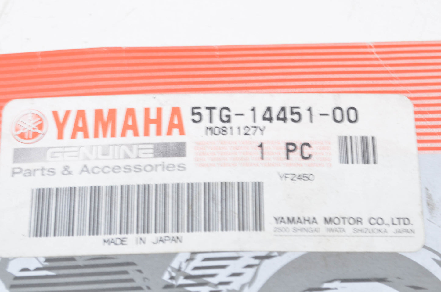 OEM Yamaha 5TG-14451-00-00 Air Cleaner Element NOS