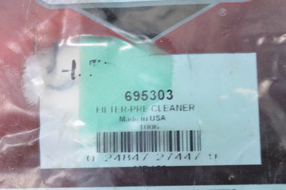 OEM Briggs & Stratton 695303 Filter-Pre Cleaner NOS