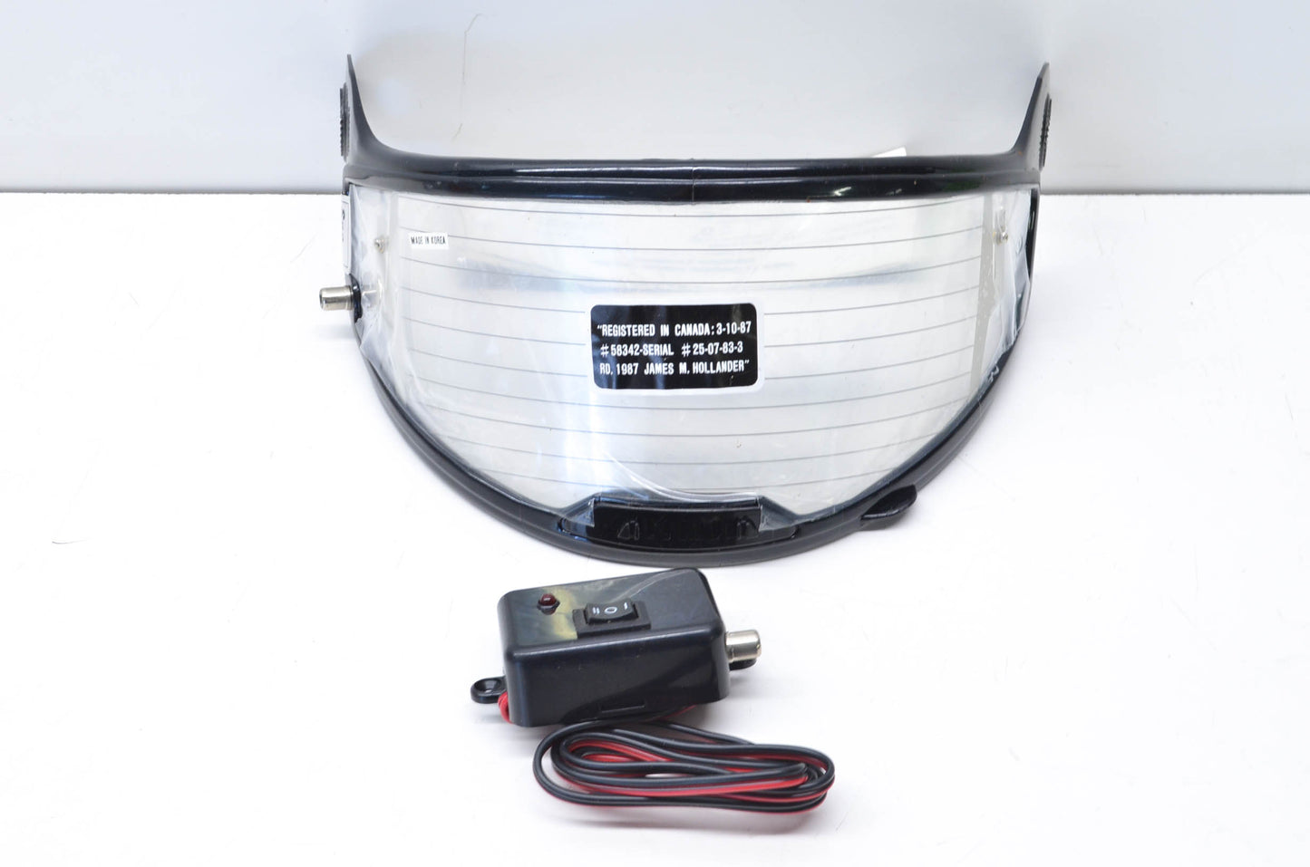 Castre HJC01E, 25-07-83-3 Sno Rider HJC Fog Free Electric Snowmobile Helmet Face