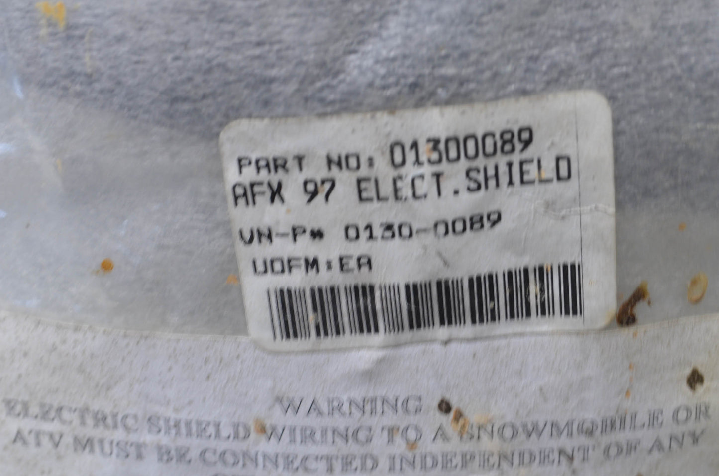New SSI AFX 97 Electric Face Shield Kit NOS