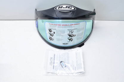 HJ-09 Electric Double Lens Clear Snowmobile Helmet Shield NOS