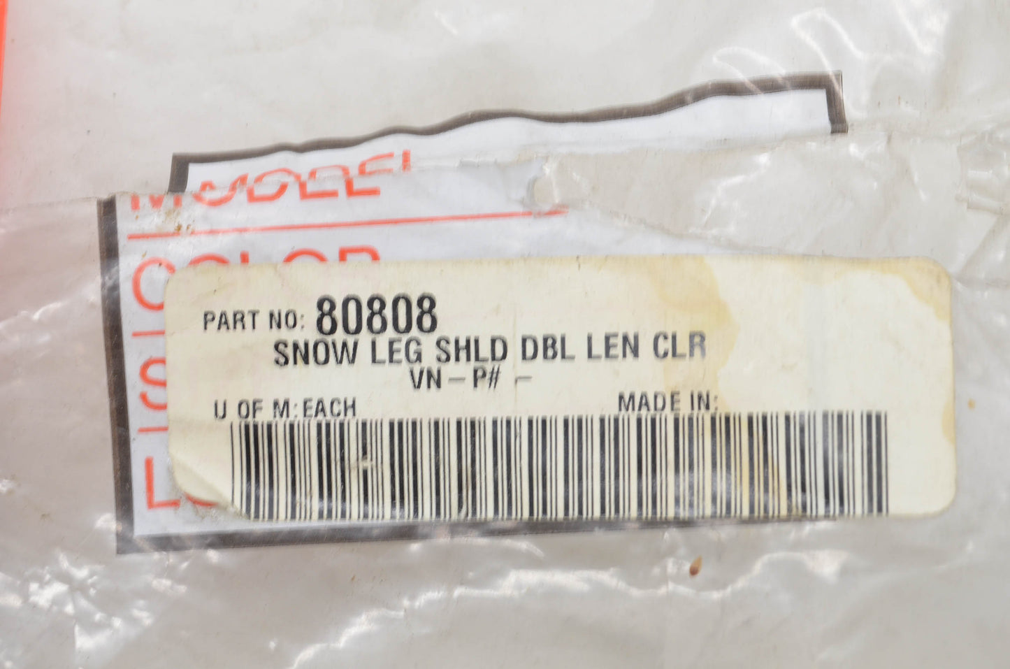 Bell 80808 Snow Legend Clear Double Lens Face Shield NOS