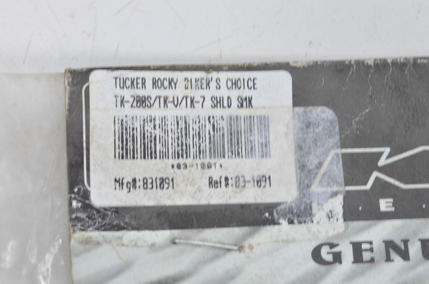 KBC 831091, 83-1091 Smoke Face Shield NOS