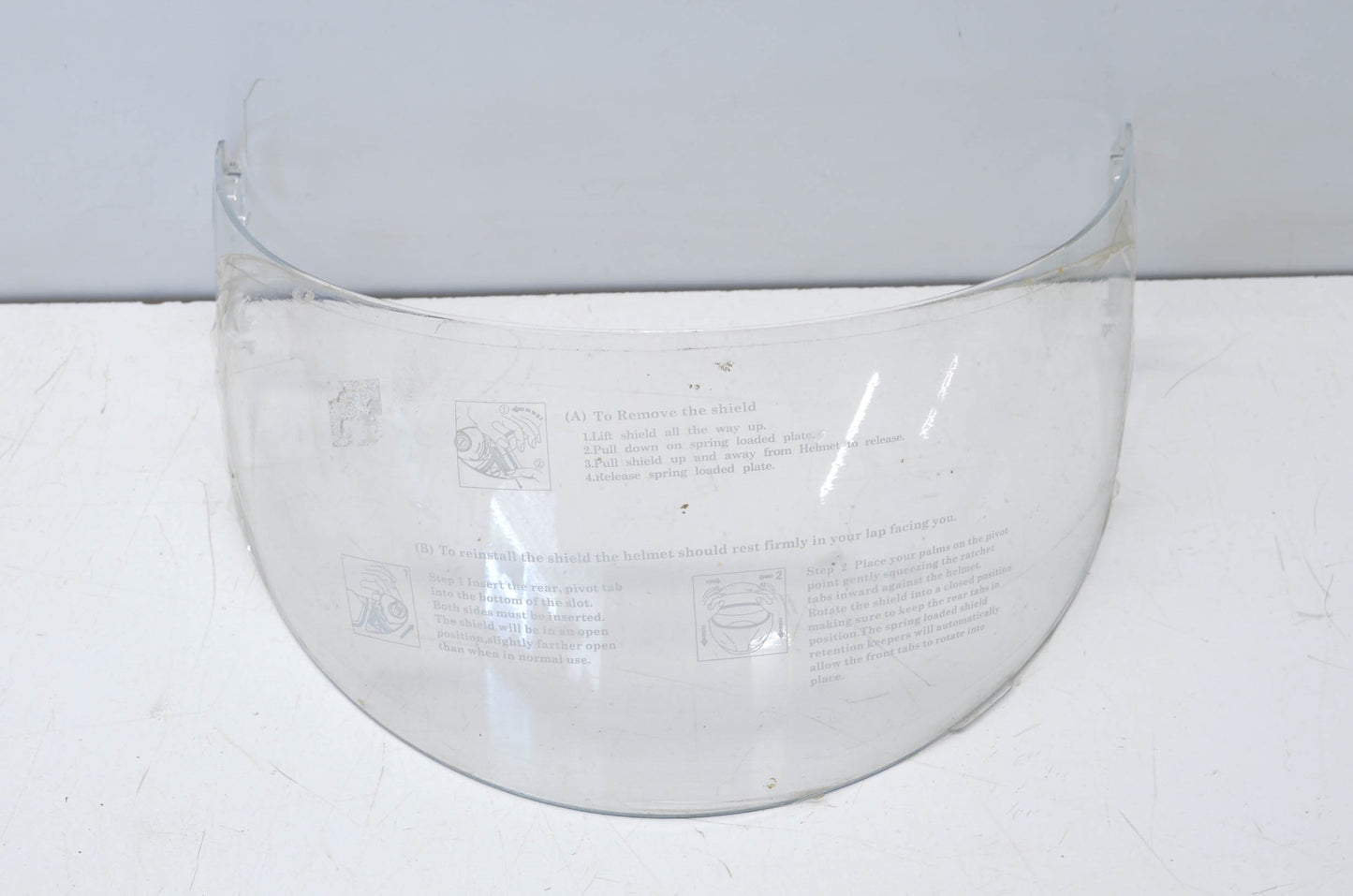 New Fulmer QR1 Replacement Electric Snowmobile Clear Face Shield NOS