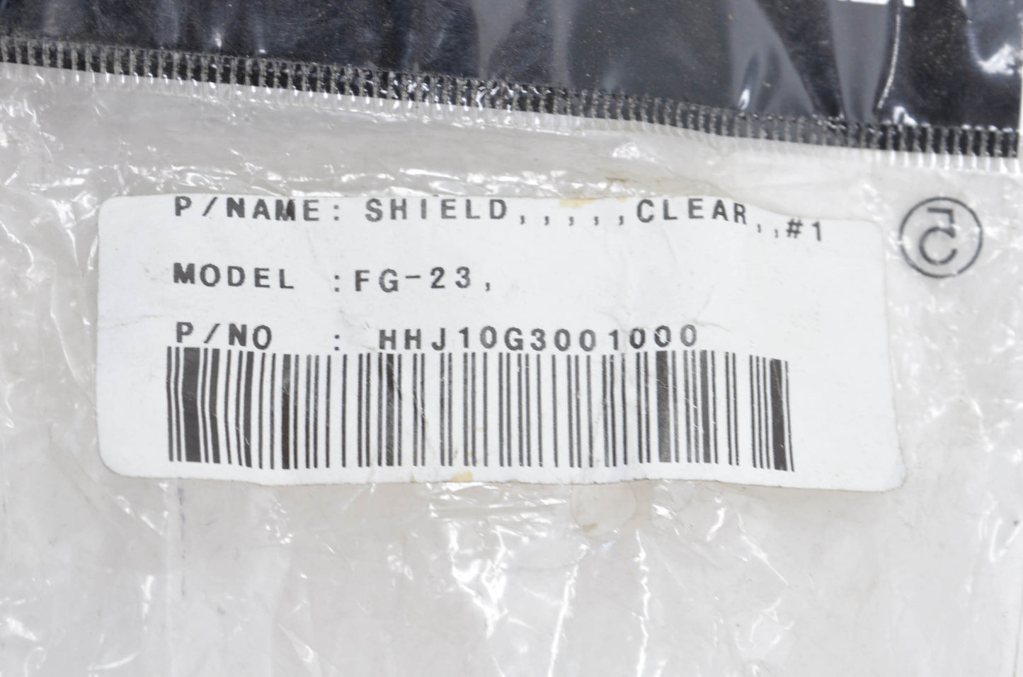 New HJC FG-23 Clear Face Shield NOS