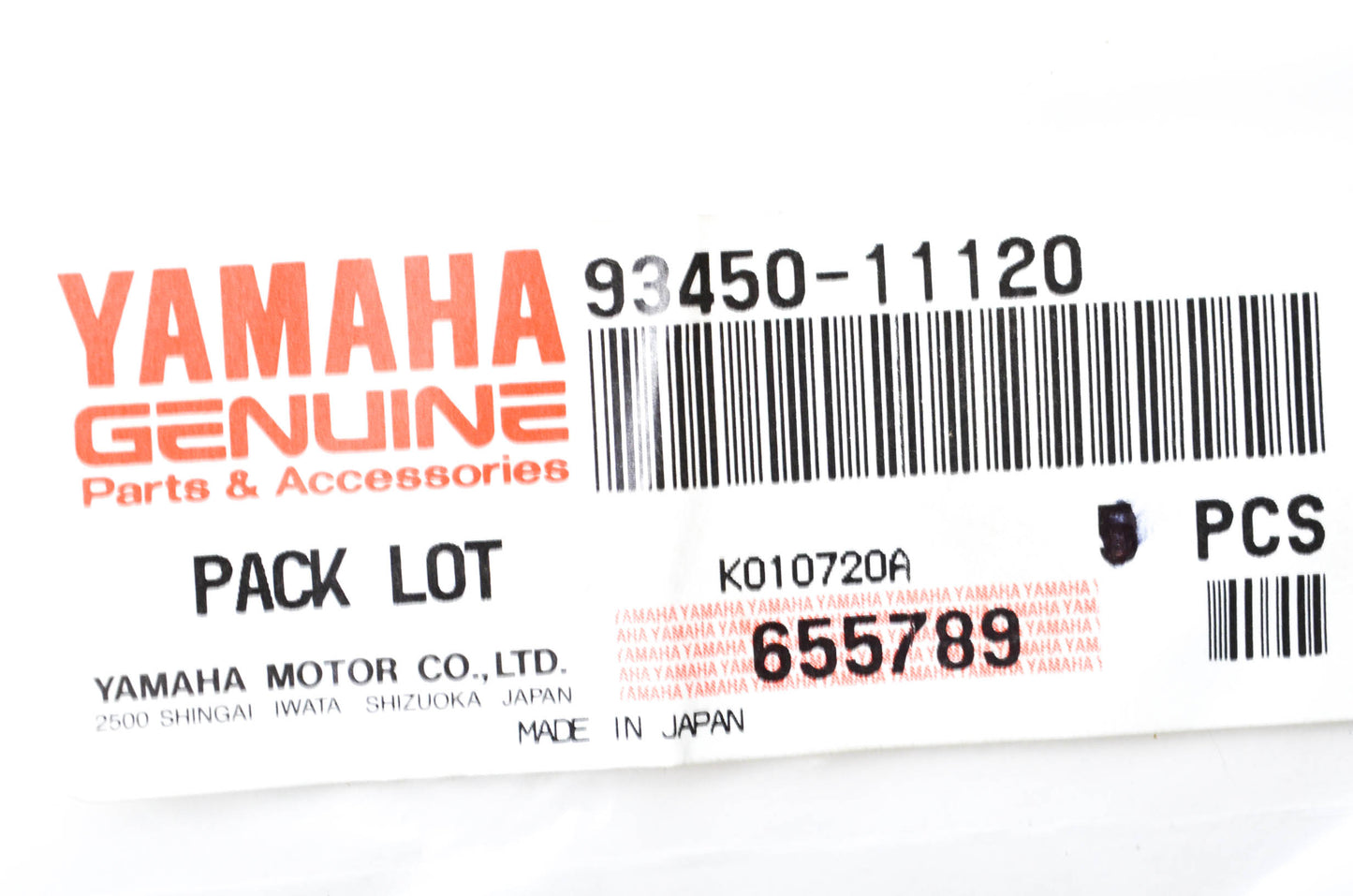 OEM Yamaha 93450-11120-00 Inner Circlip Qty 2 NOS