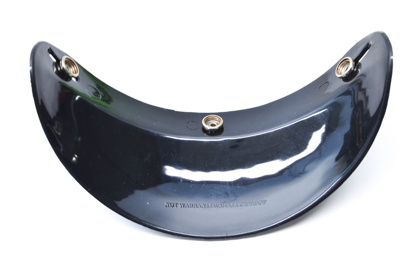 Parts Unlimited 0132-0133 Black Bubble Helmet Visor NOS