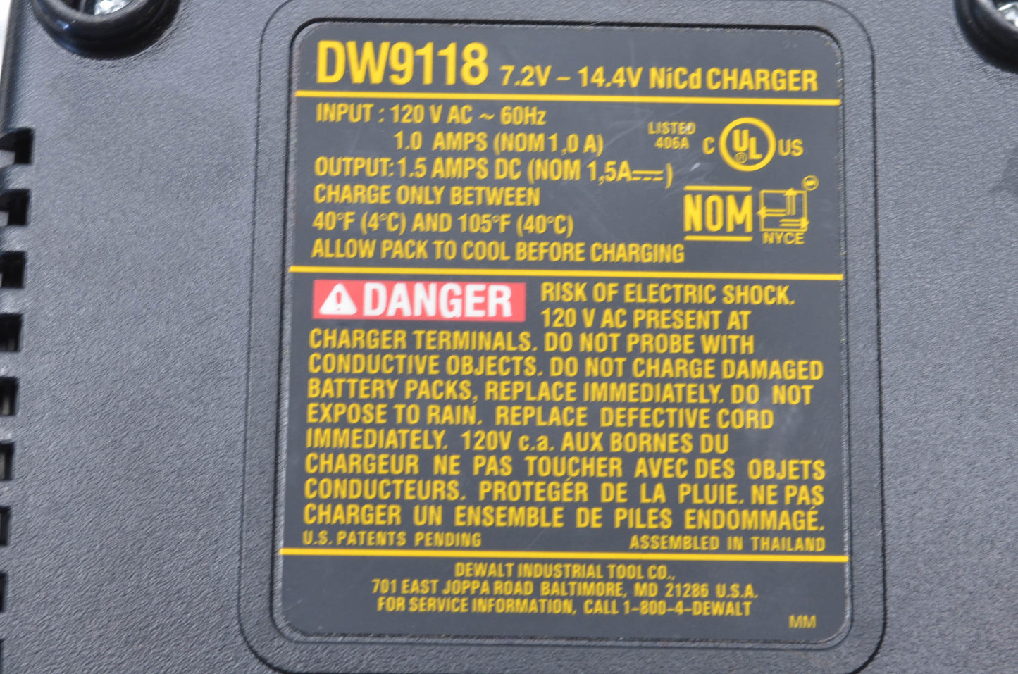 DeWalt Plug In Battery Charger