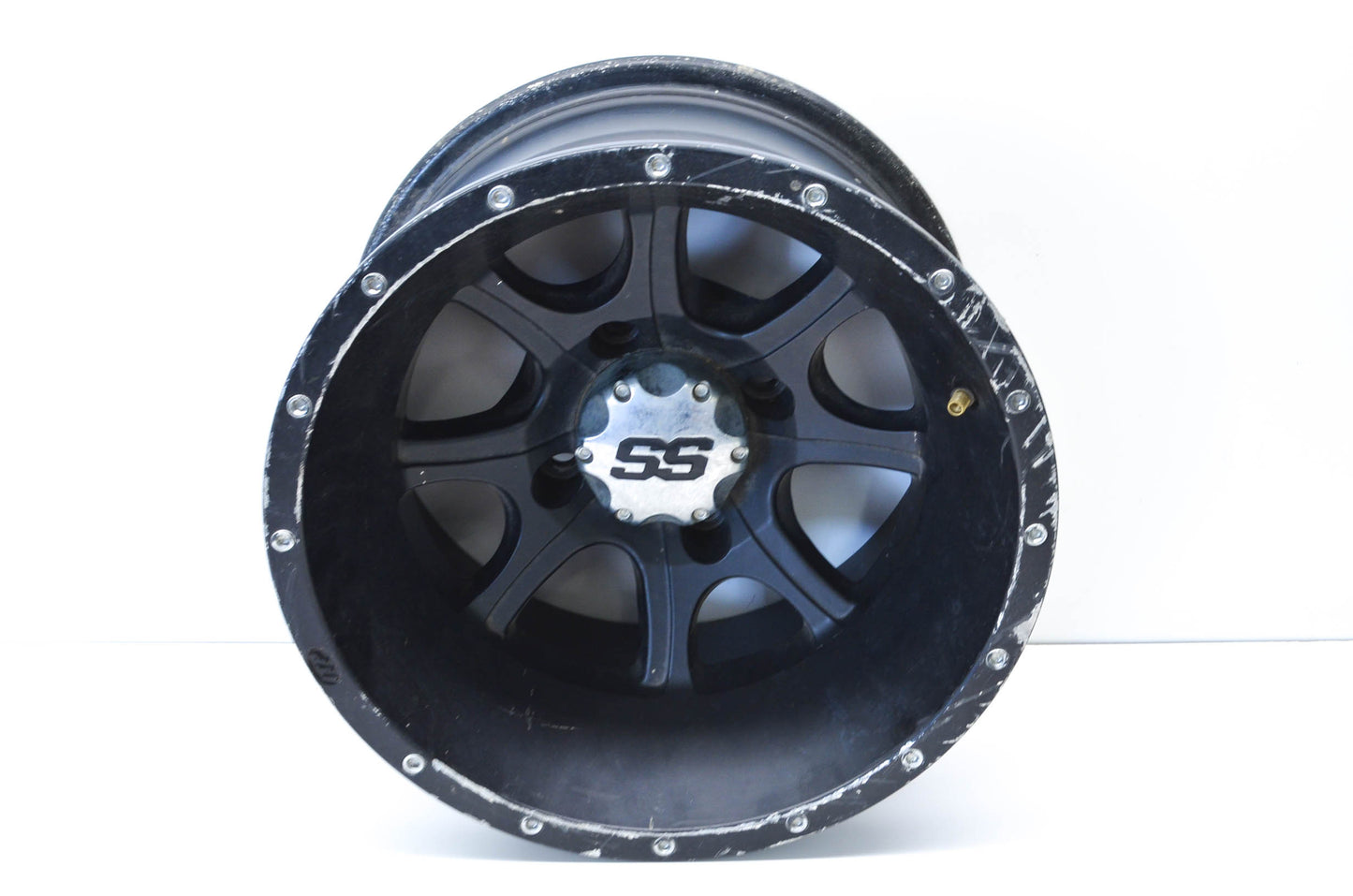 12X7 4/110 2+5 SS 108 Black Alloy Wheel Rim