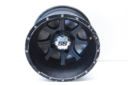 12X7 4/110 2+5 SS 108 Black Alloy Wheel Rim