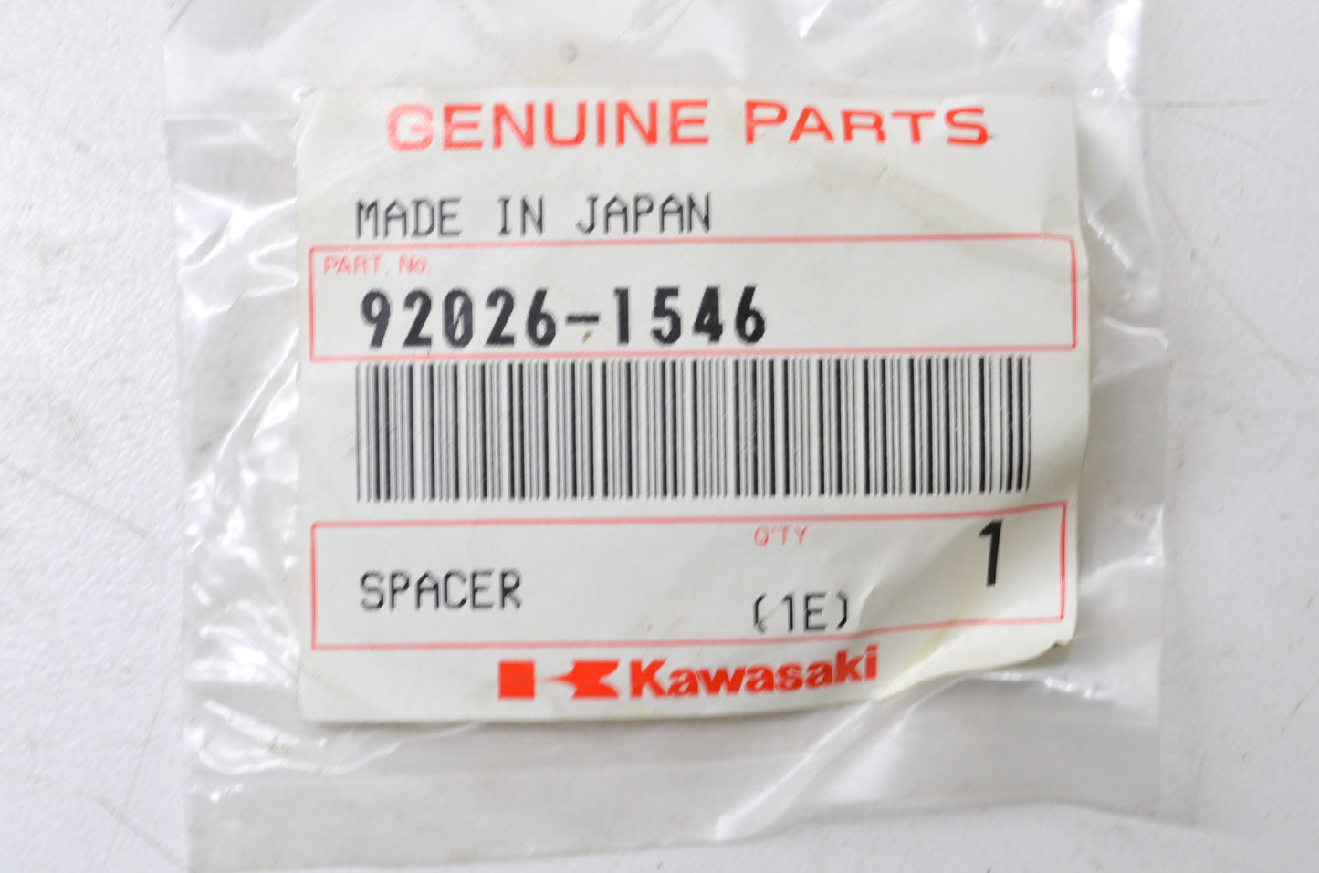 OEM Kawasaki 92026-1546 Spacer NOS