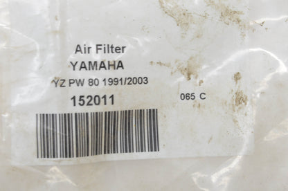 New Twin 1991-2003 Yamaha YZ PW80 Air Filter NOS