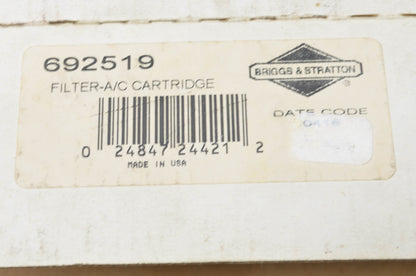 New OEM Briggs & Stratton 692519 Air Filter NOS