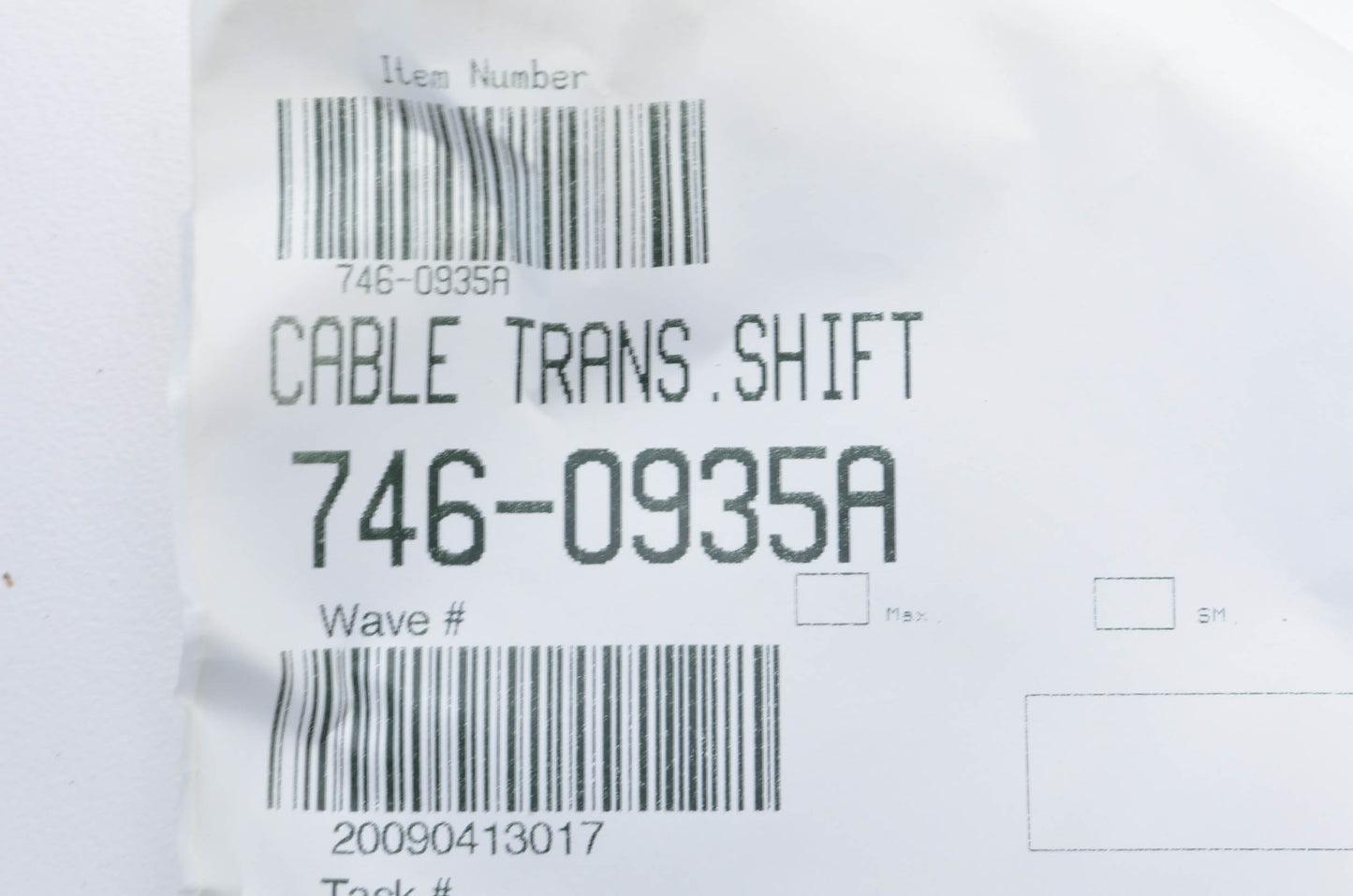 New OEM MTD Transmission Shift Cable NOS
