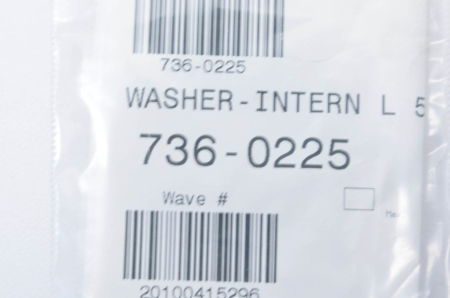 MTD 736-0225 Internal Washer Qty 2 NOS