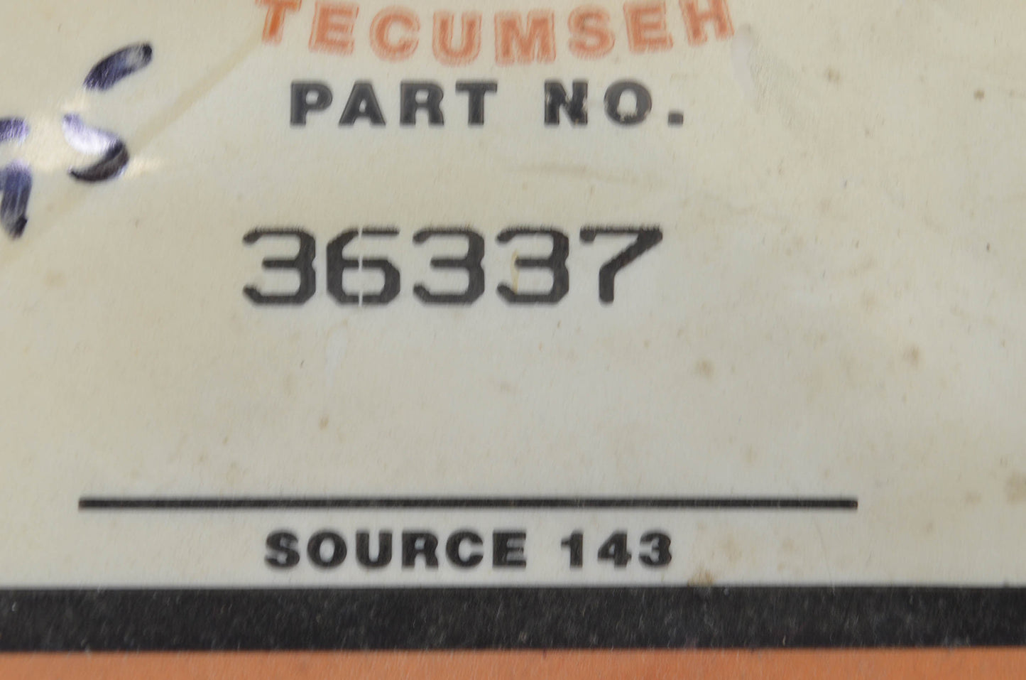 New OEM Tecumseh 36337 Gasket NOS