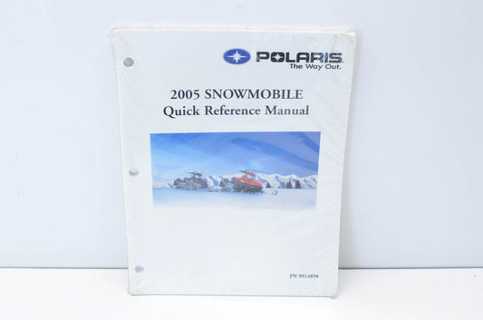 OEM Polaris 9914898 2005 Snowmobile Quick Reference Manual NOS
