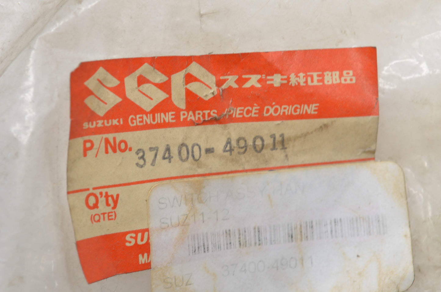 New OEM Suzuki 1979 GS1000 Left Handlebar Light Switch Assembly NOS