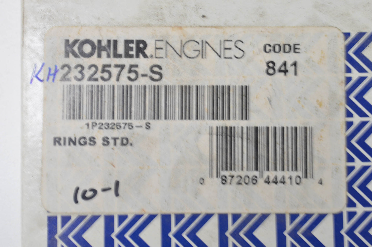Kohler 232575-S Piston Ring Kit NOS