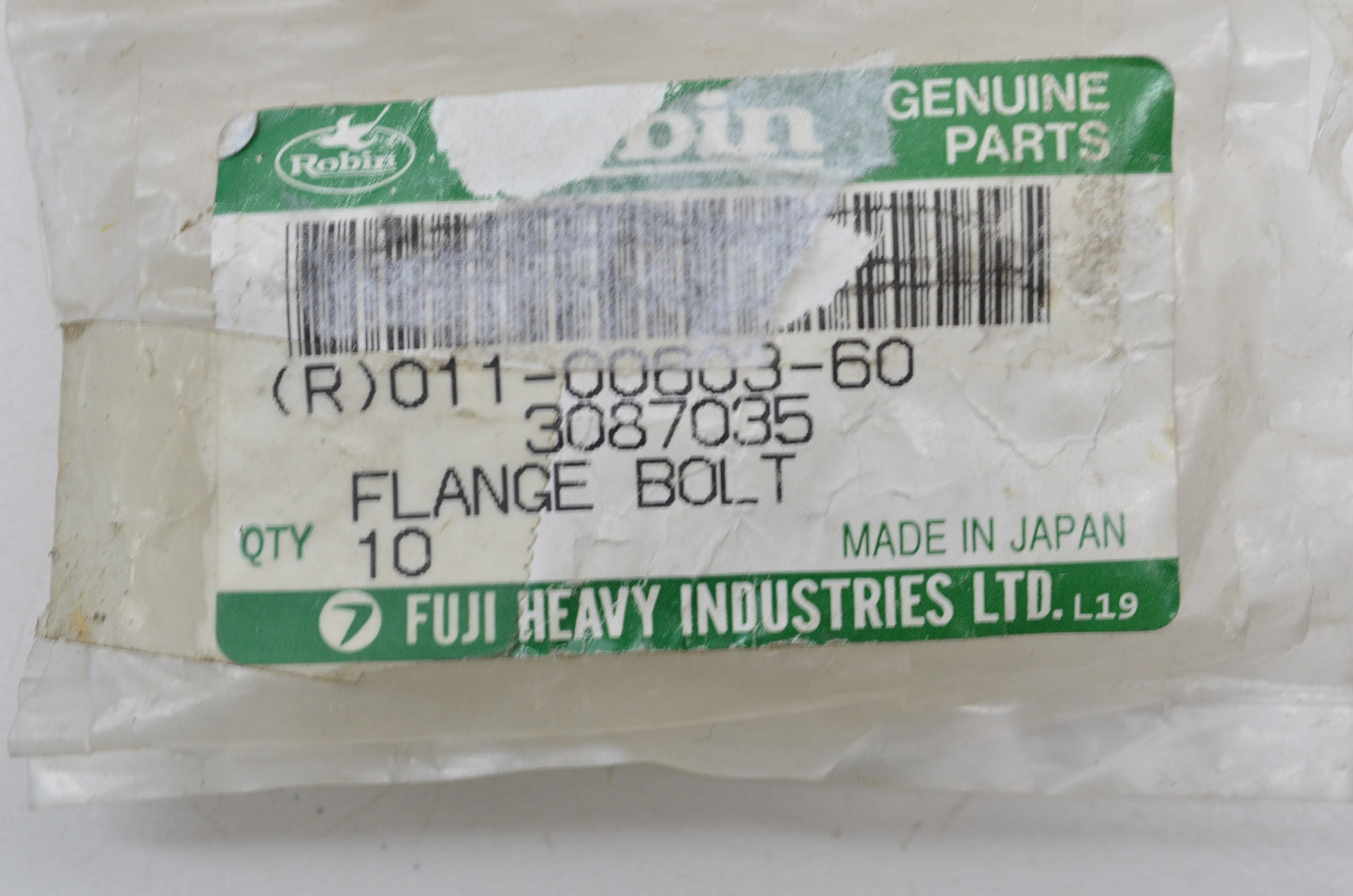 OEM Polaris 3087035 Flange Bolt QTY 6 NOS