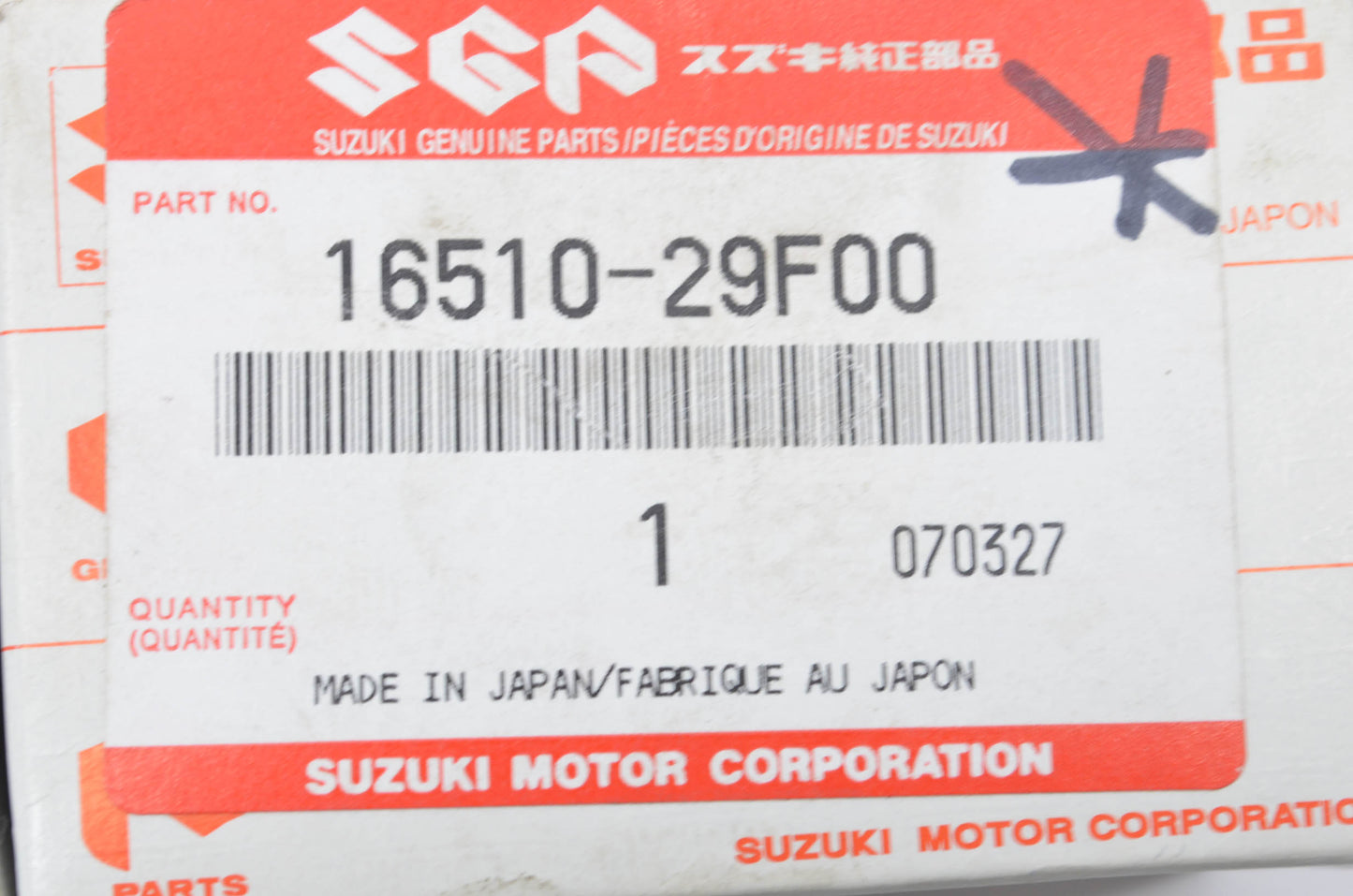 New OEM Suzuki 16510-29F00 Engine Oil Filter NOS